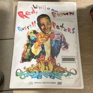 Red, Whitete and Brown Russell Peters Standup DVD